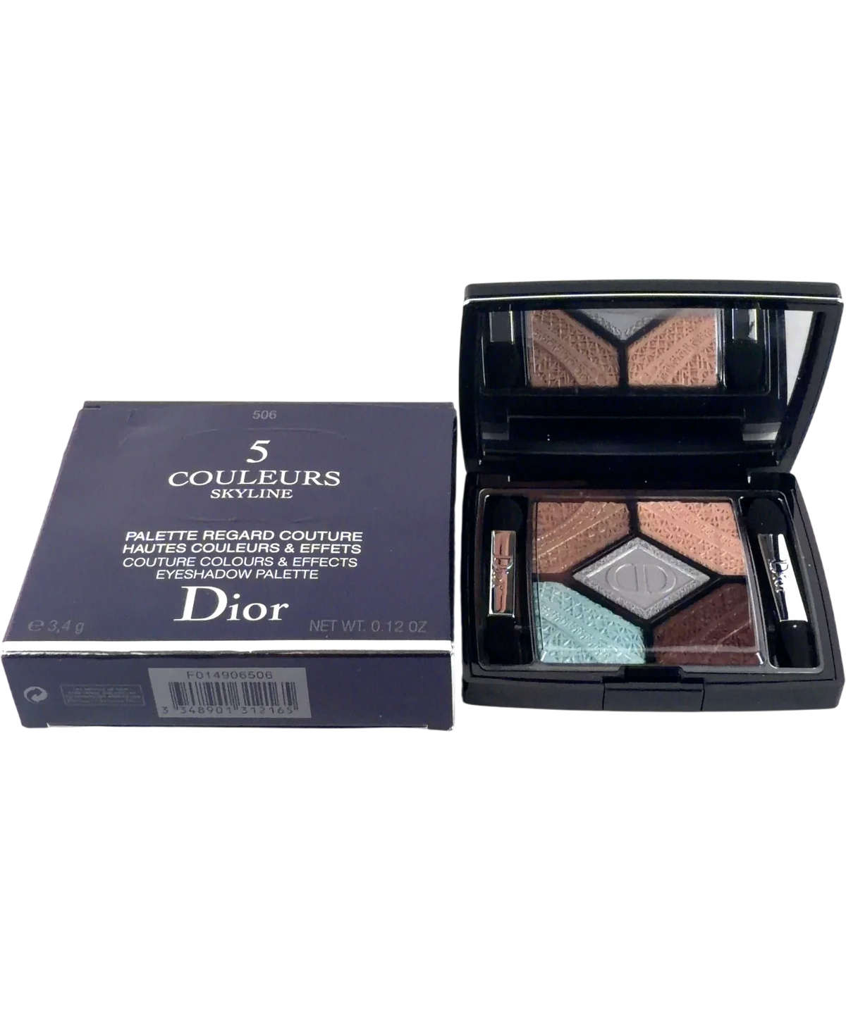 Dior 506 Parisian Sky 5 COULEURS SKYLINE, size 3.4g — front