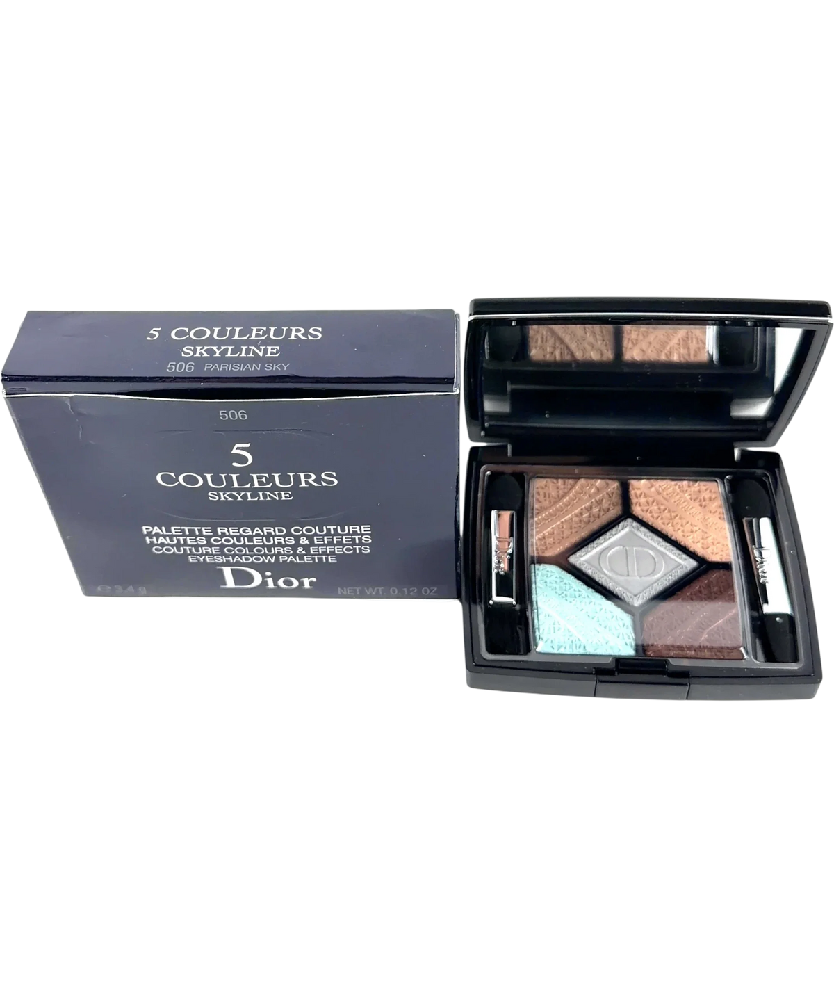 Dior 506 Parisian Sky 5 COULEURS SKYLINE, size 3.4g — back