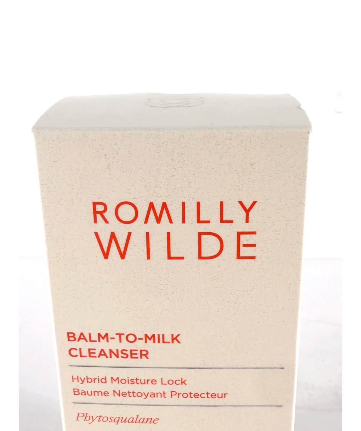 Romilly Wilde BALM-TO-MILK CLEANSER, size 100ml — label