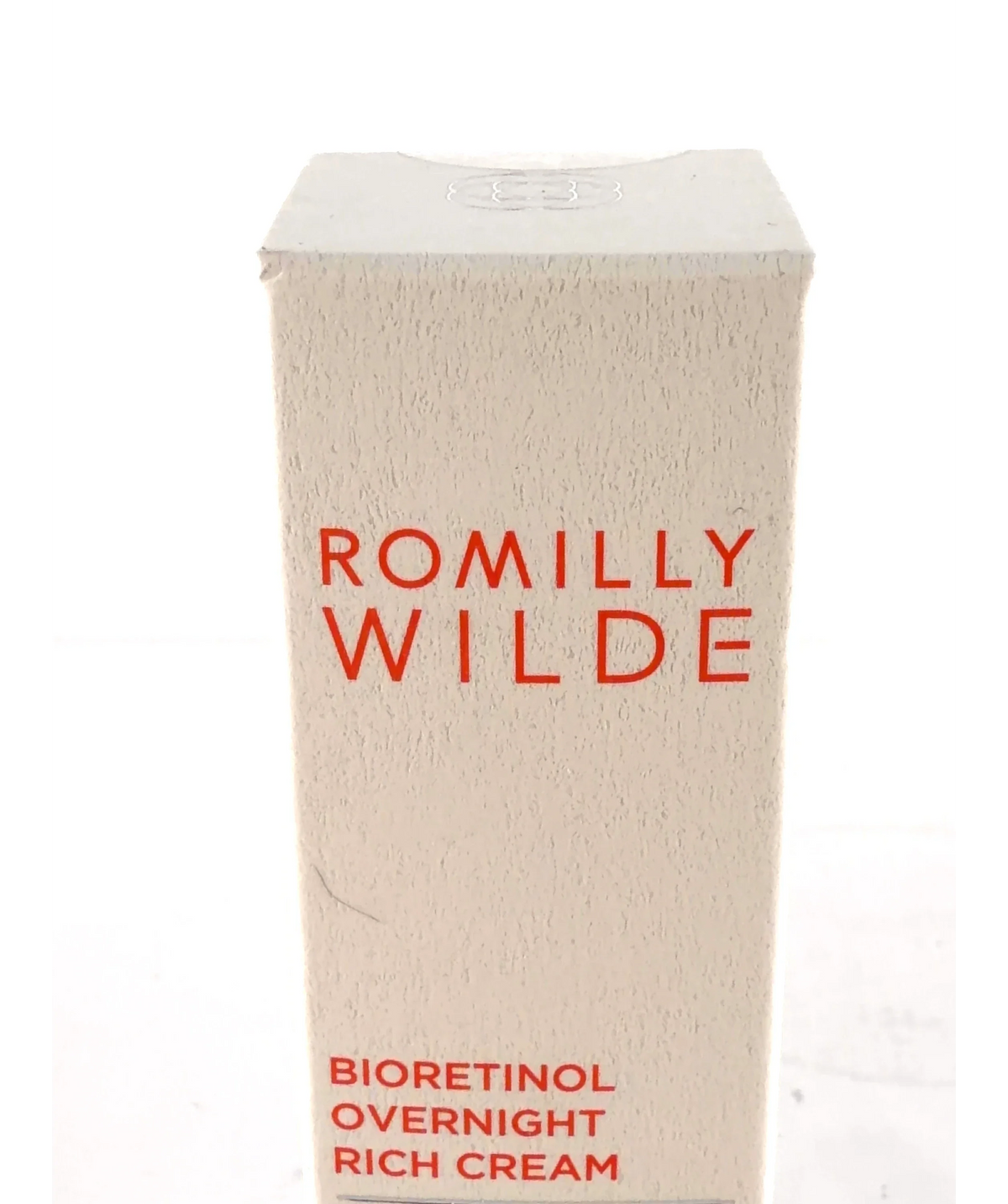 Romilly Wilde BIORETINOL OVERNIGHT RICH CREAM, size 50ml — label