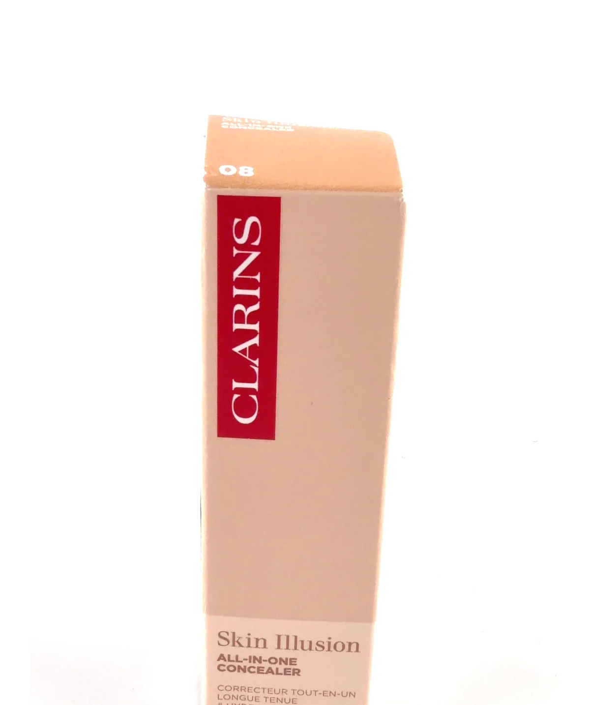 Clarins 08 Skin Illusion, size 10ml — label