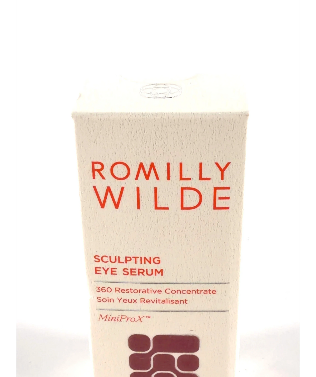 Romilly Wilde SCULPTING EYE SERUM, size 15ml — label