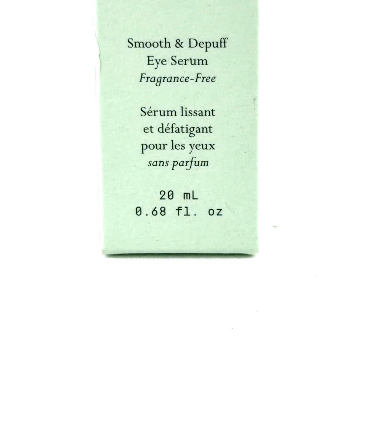 Dieux Smooth & Depuff Eye Serum, size 20ml — care label