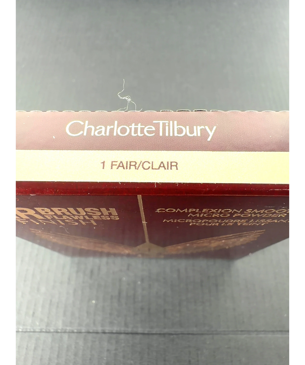Charlotte Tilbury 1 FAIR/CLAIR AIRBRUSH FLAWLESS FINISH, size 8g — label