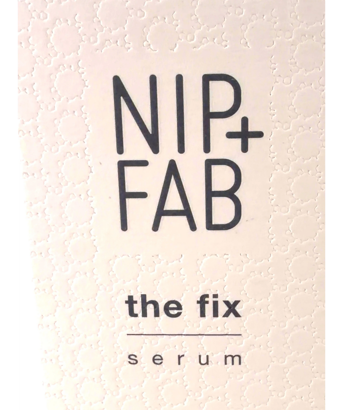 Nip+Fab the fix serum, size 50ml — label