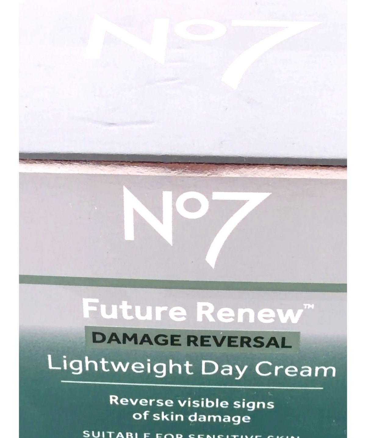 No7 Future Renew Lightweight Day Cream, size 50ml — label