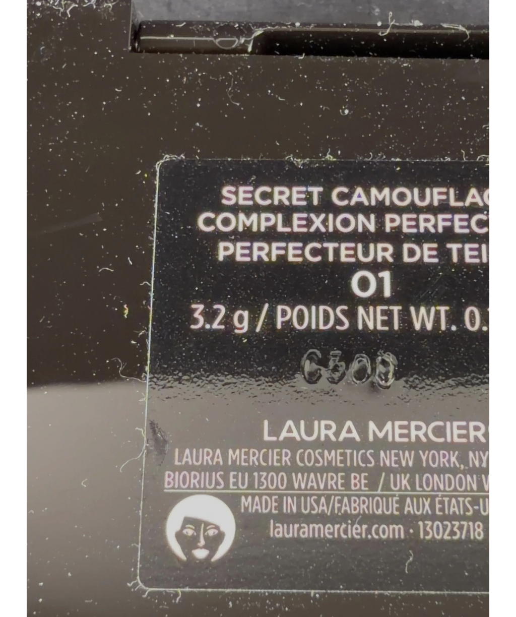 Laura Mercier 01 Secret Camouflage Complexion Perfector, size 3.2g — care label