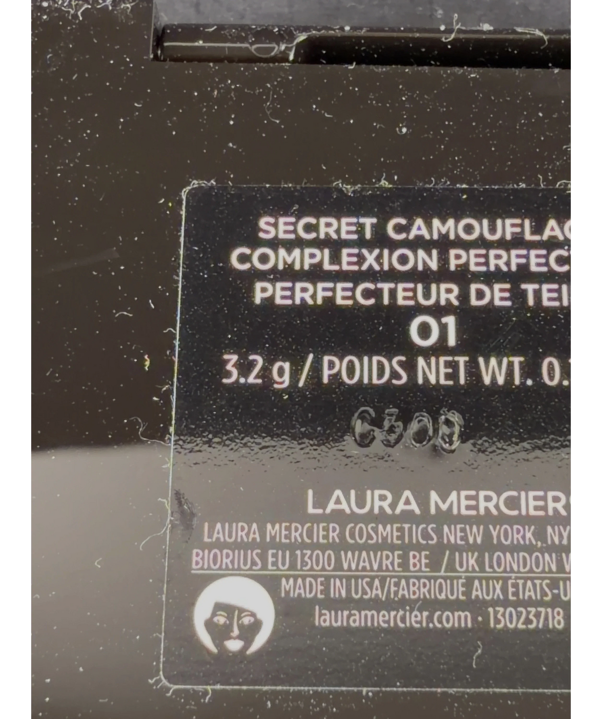 Laura Mercier 01 Secret Camouflage Complexion Perfector, size 3.2g — care label