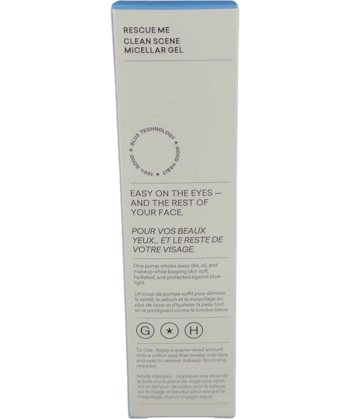 goodhabit Rescue Me Clean Scene Micellar Gel, size 148ml — back