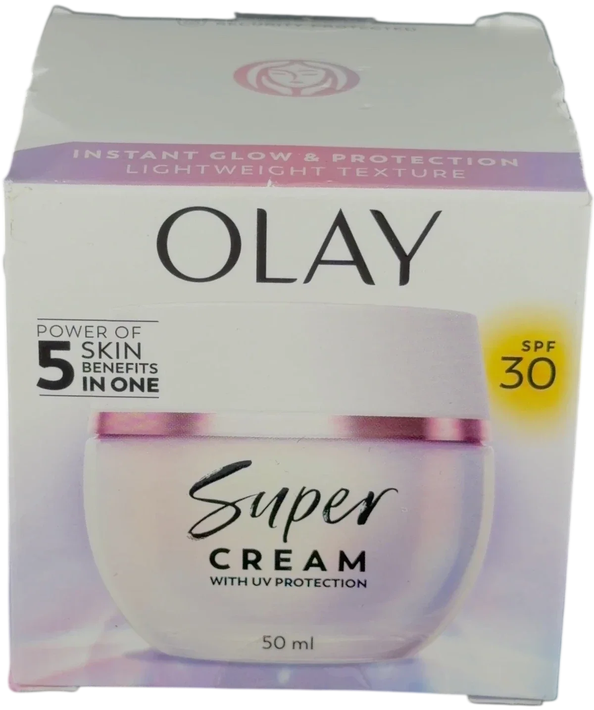 olay Super CREAM WITH UV PROTECTION, size 50ml — front