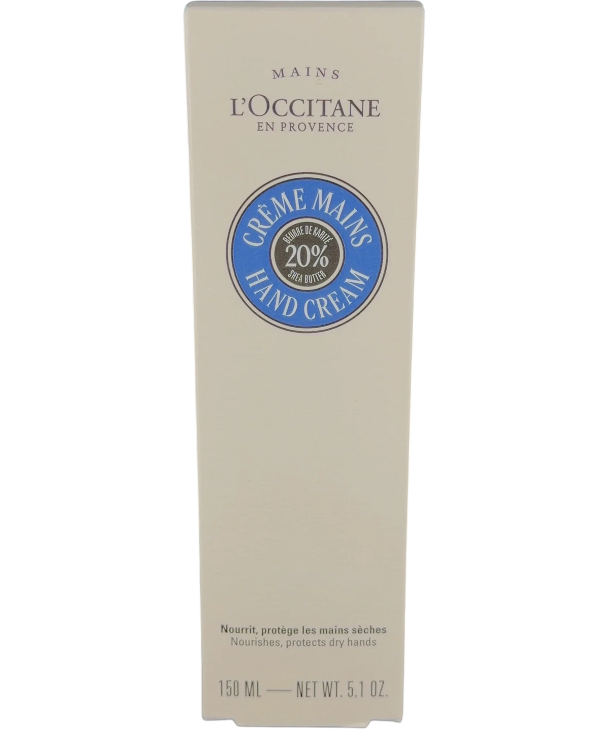 Loccitane CRÈME MAINS HAND CREAM, size 150ml — front