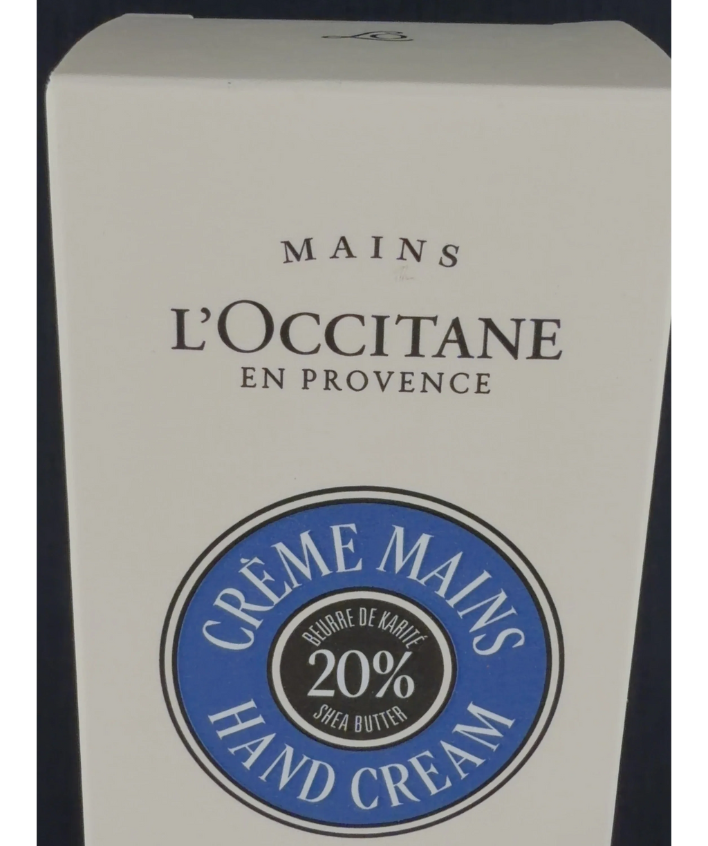Loccitane CRÈME MAINS HAND CREAM, size 150ml — label