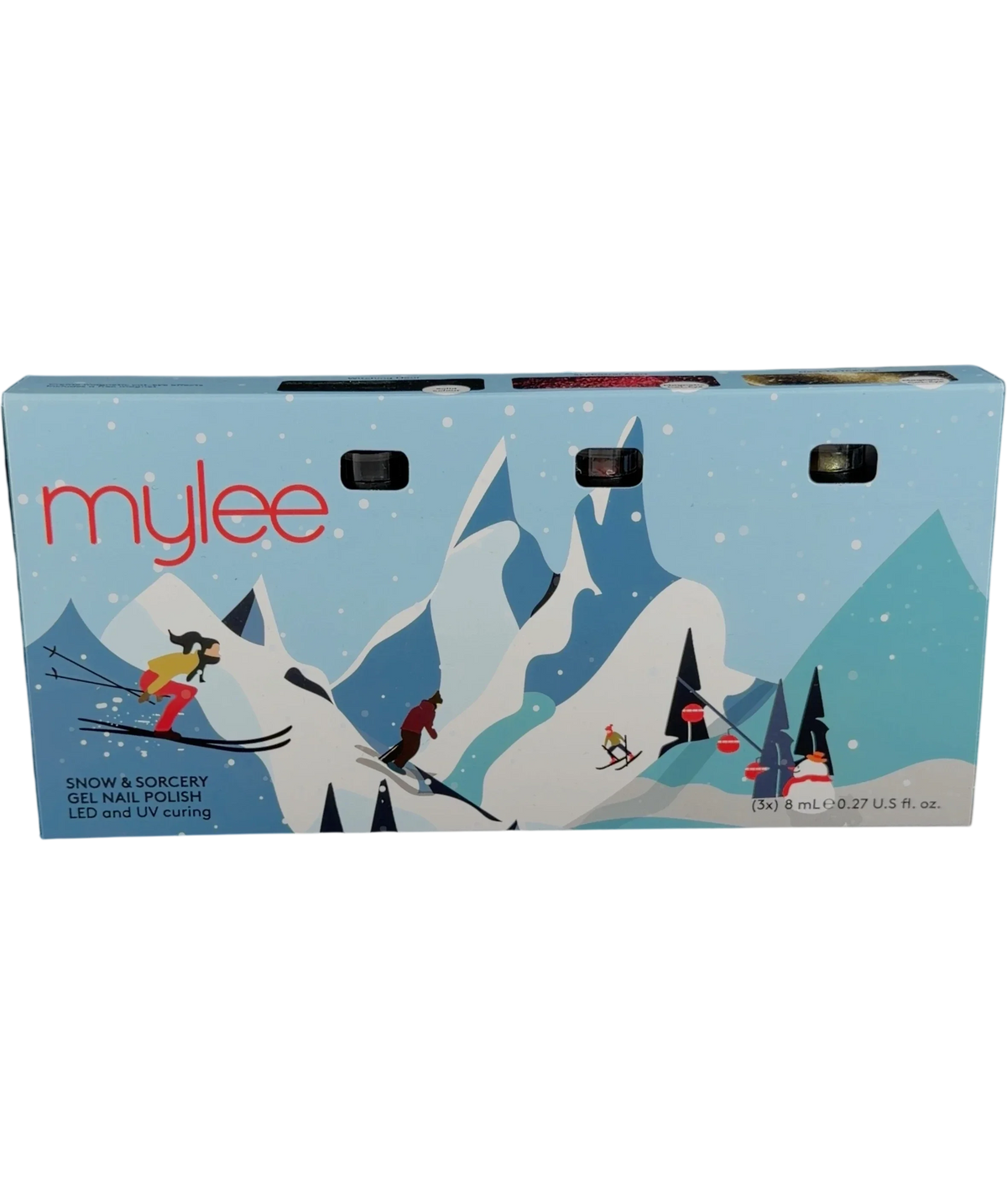Mylee Snow & Sorcery Cat-Eye Gel Polish Trio with Magnet - Snow & Sorcery, size 8ml — front