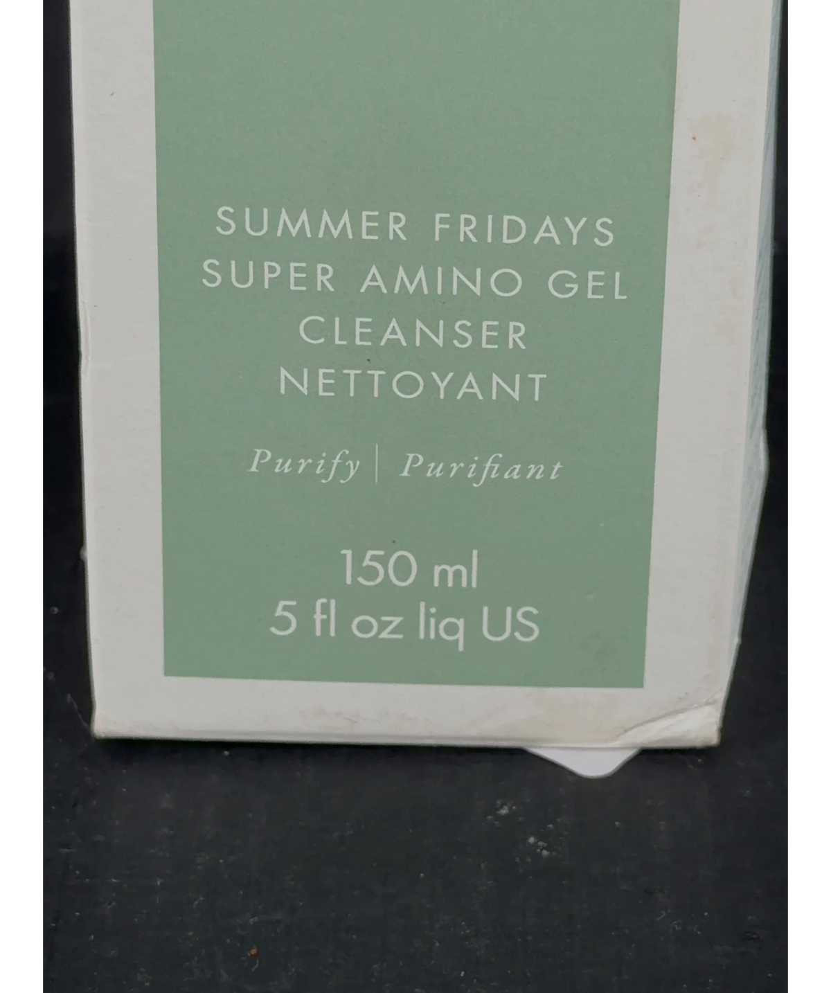Summer Fridays SUPER AMINO GEL CLEANSER, size 150ml — care label