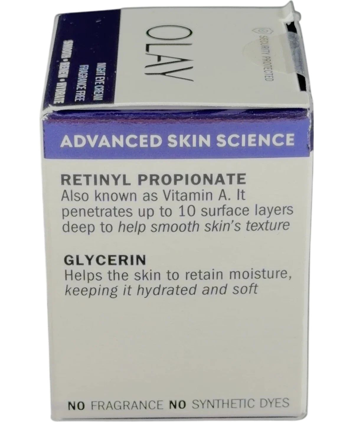 olay RETINOL24 NIGHT RENEWAL, size 15ml — back