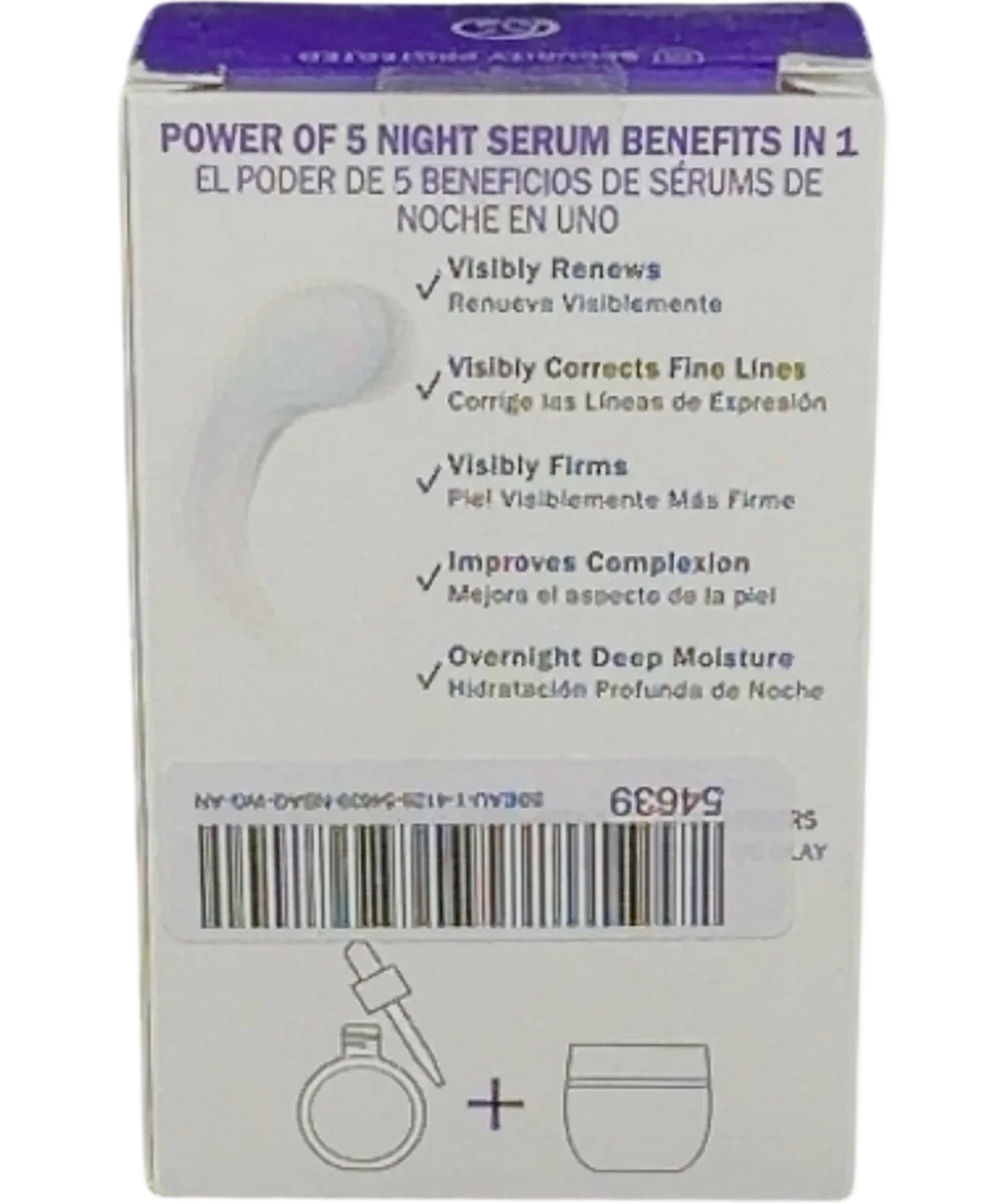 olay Super Serum Night Repair, size 30ml — back