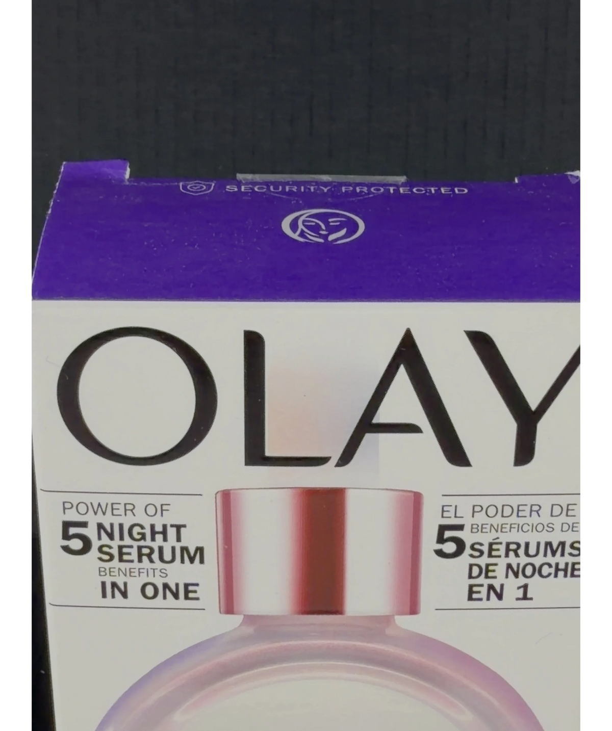 olay Super Serum Night Repair, size 30ml — label