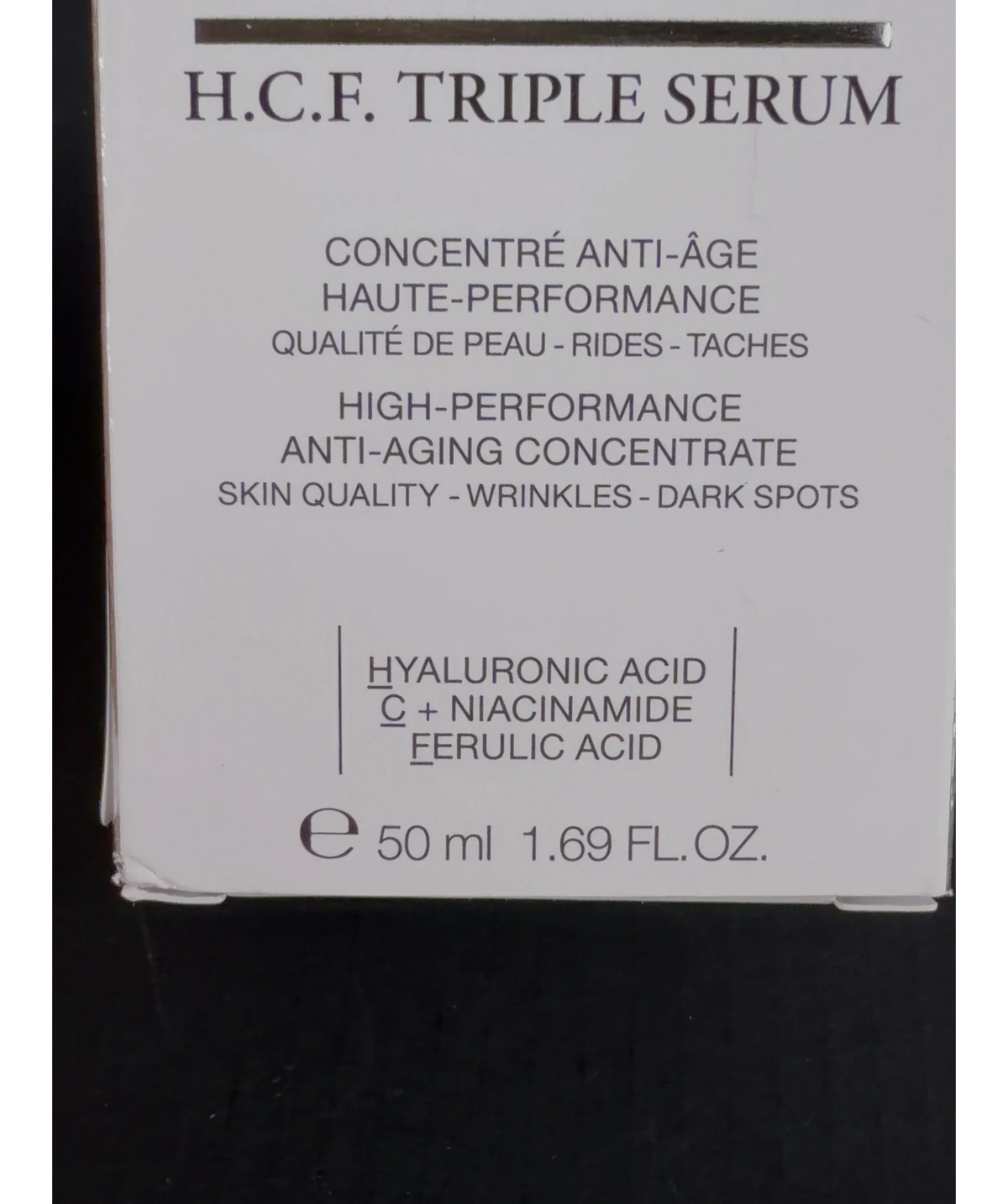 Lancôme RÉNERGIE H.C.F. TRIPLE SERUM, size 50ml — care label