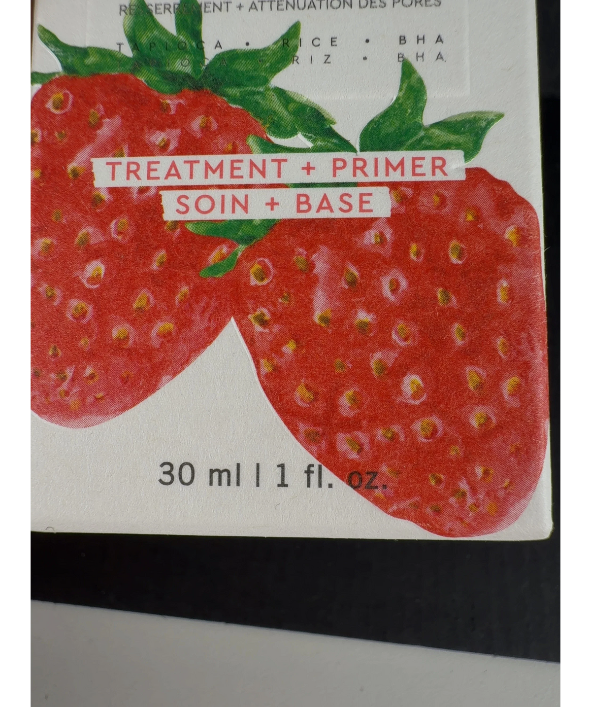 glow recipe Strawberry BHA Pore-Smooth Blur Drops, size 30ml — care label