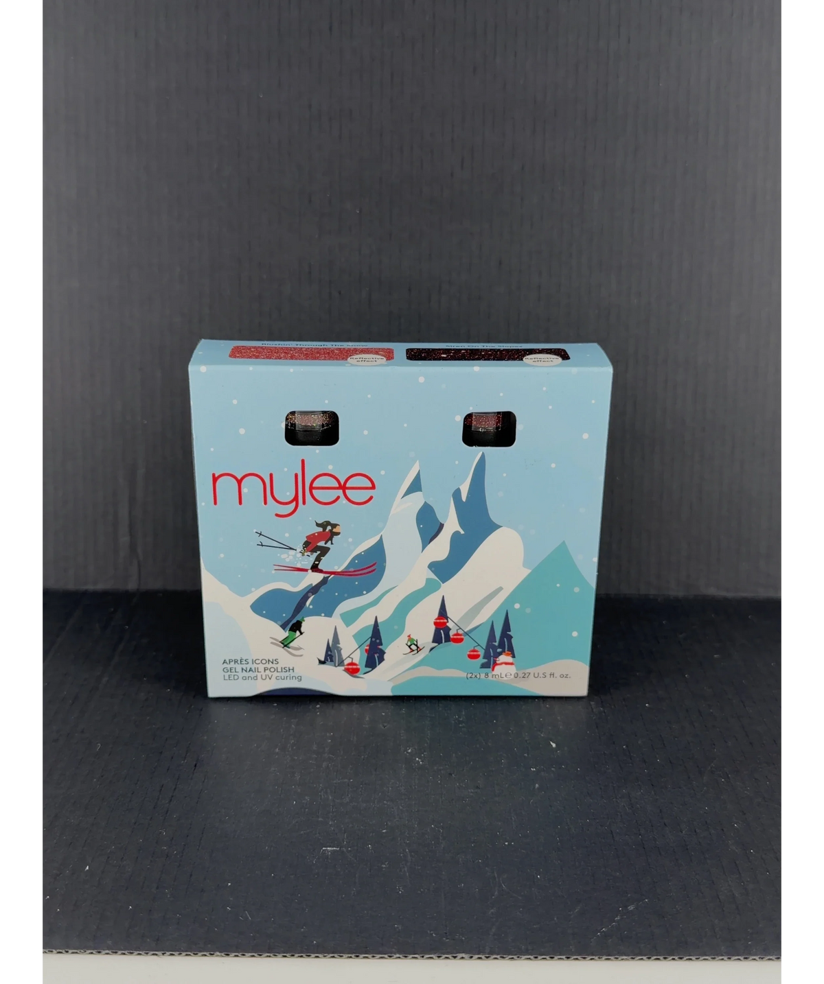 Mylee Blushin' Through The Snow and Siren On The Slopes Apres Icons Gel Polish Duo, size 8ml — detail
