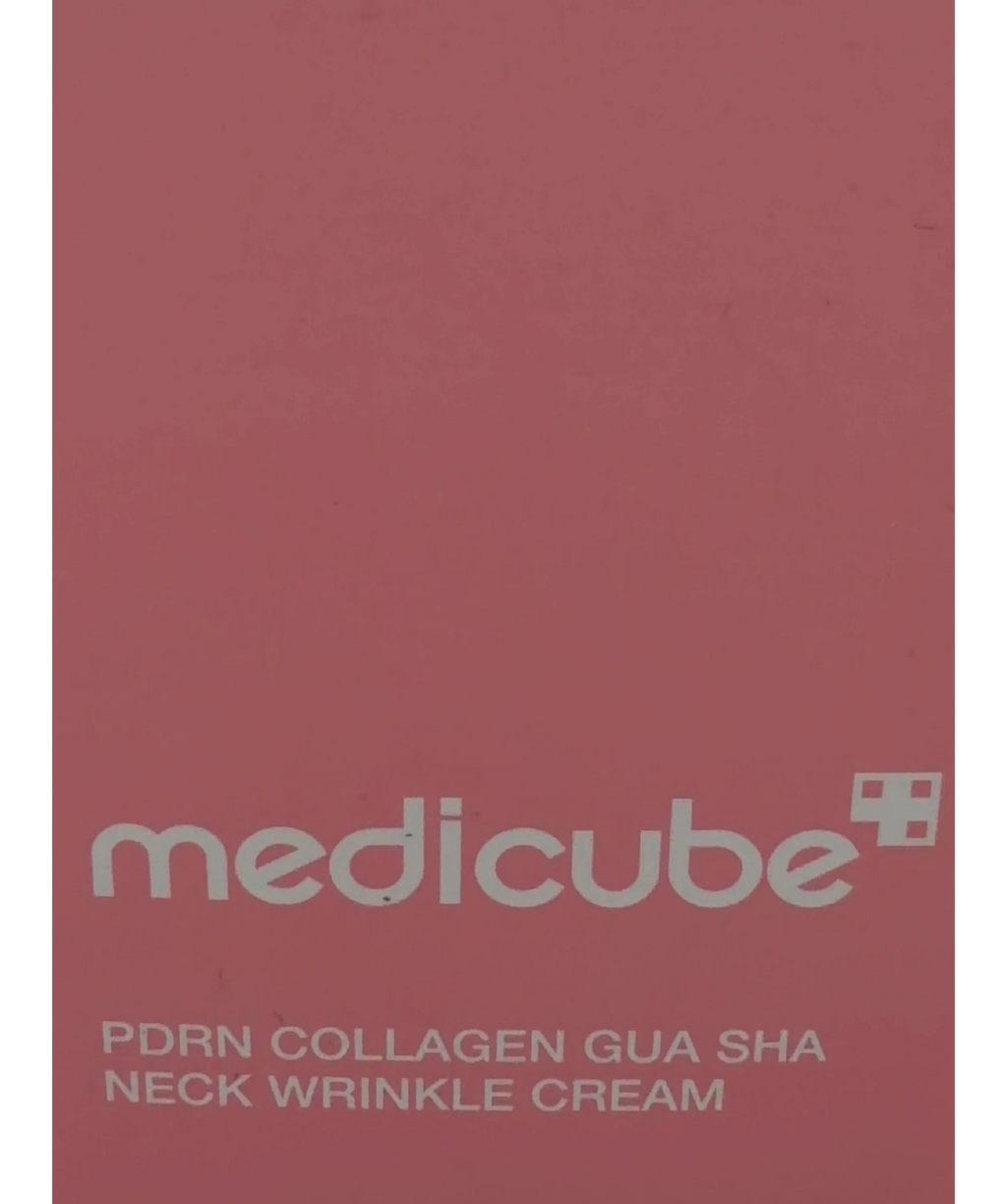 Medicube PDRN COLLAGEN GUA SHA NECK WRINKLE CREAM, size 90g — label