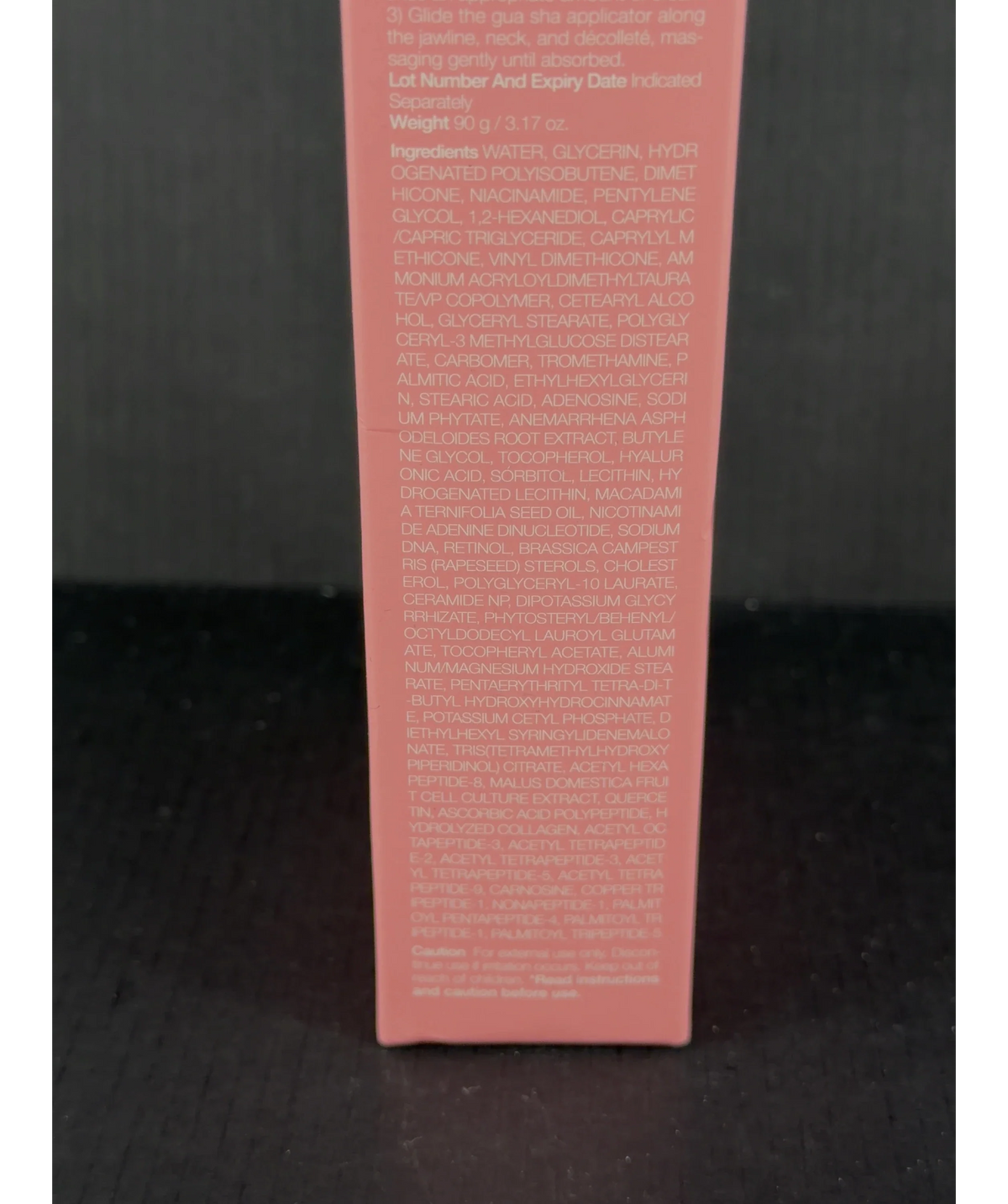 Medicube PDRN COLLAGEN GUA SHA NECK WRINKLE CREAM, size 90g — fabric detail