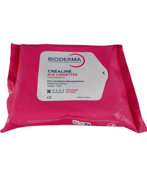 Bioderma Créaline H2O Lingettes 25