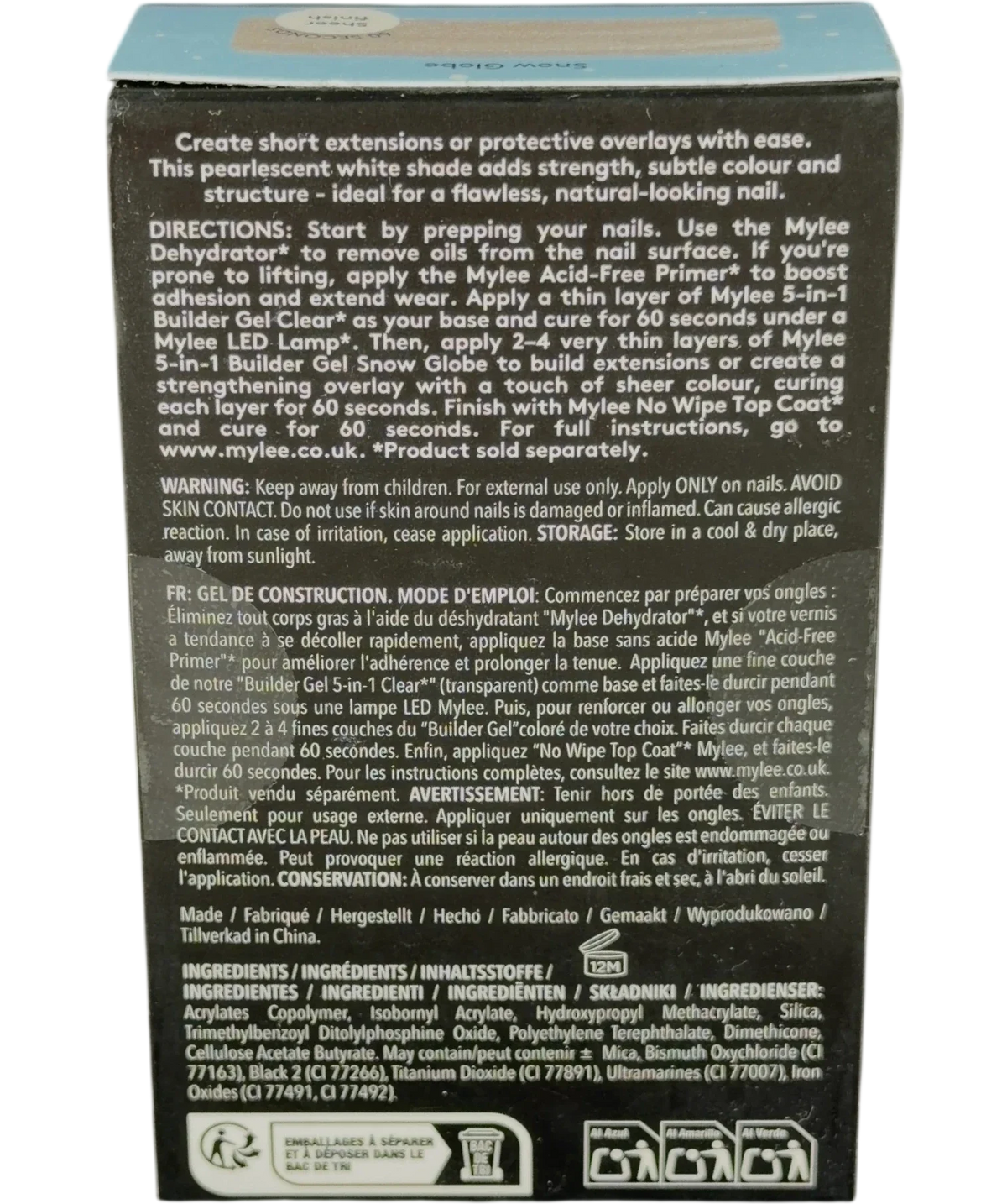 Mylee Snow Globe Snow Globe, size 15ml — back