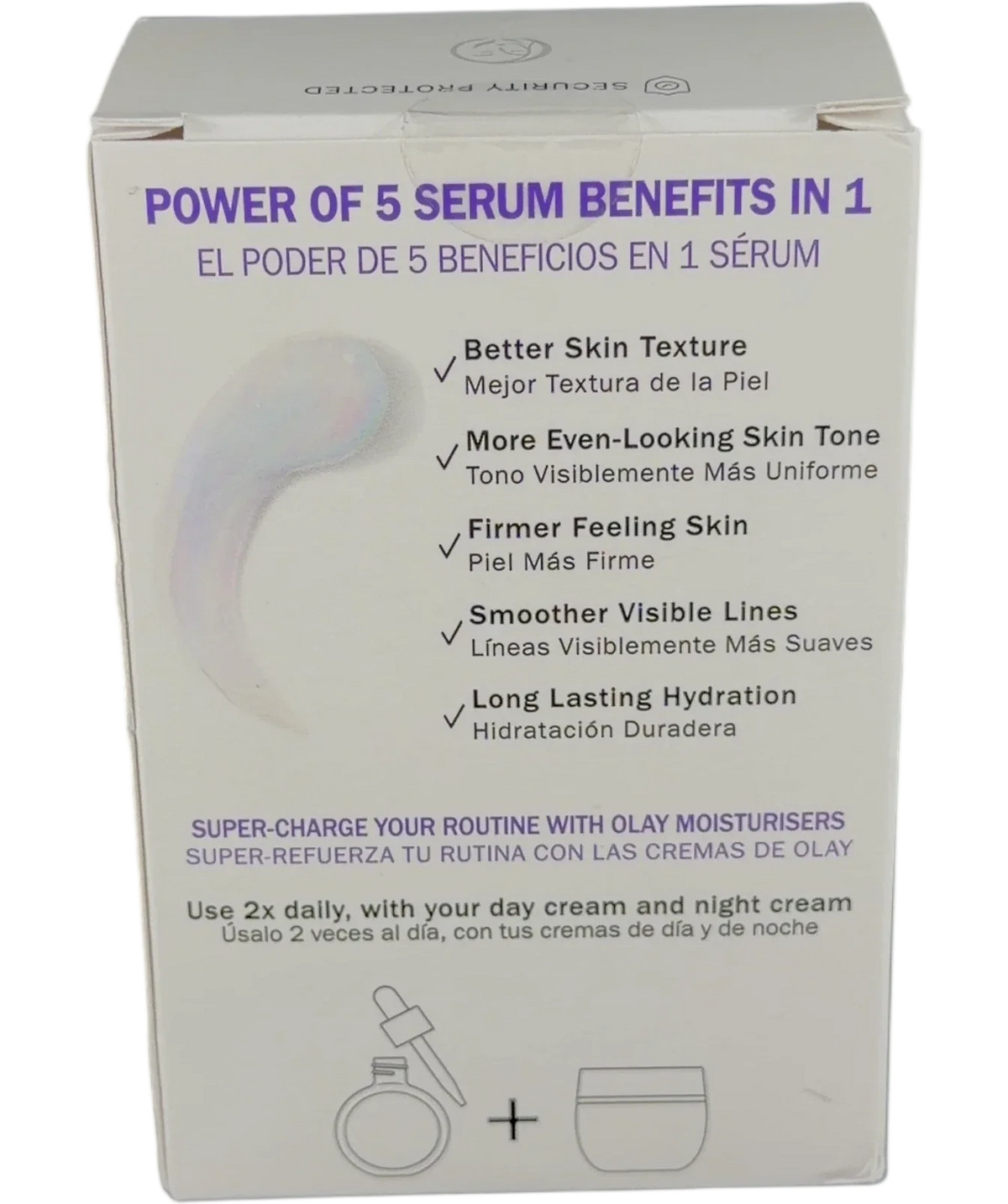 olay Super SÉRUM, size 50ml — back