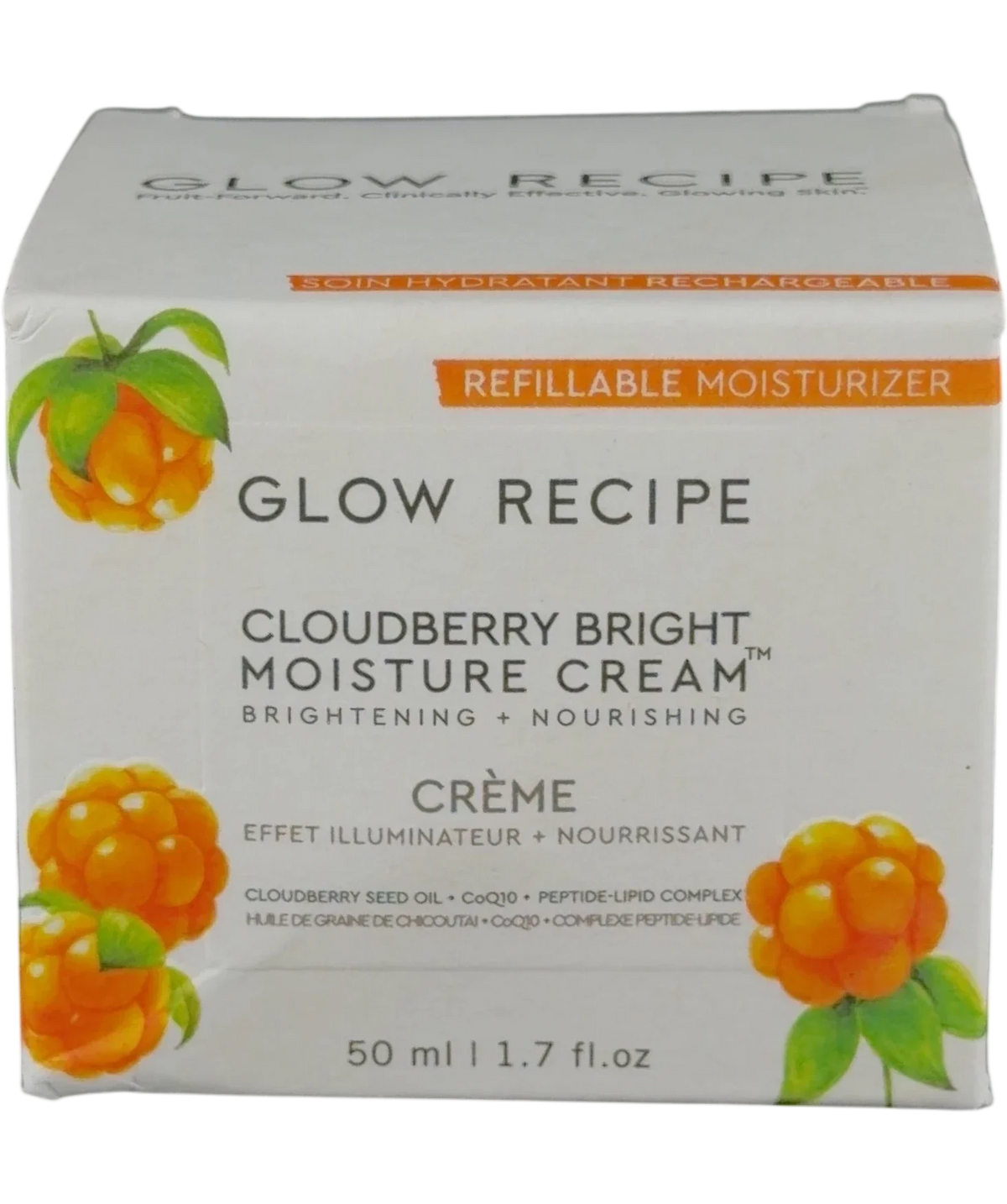glow recipe Cloudberry Bright Moisture Cream, size 50ml — front