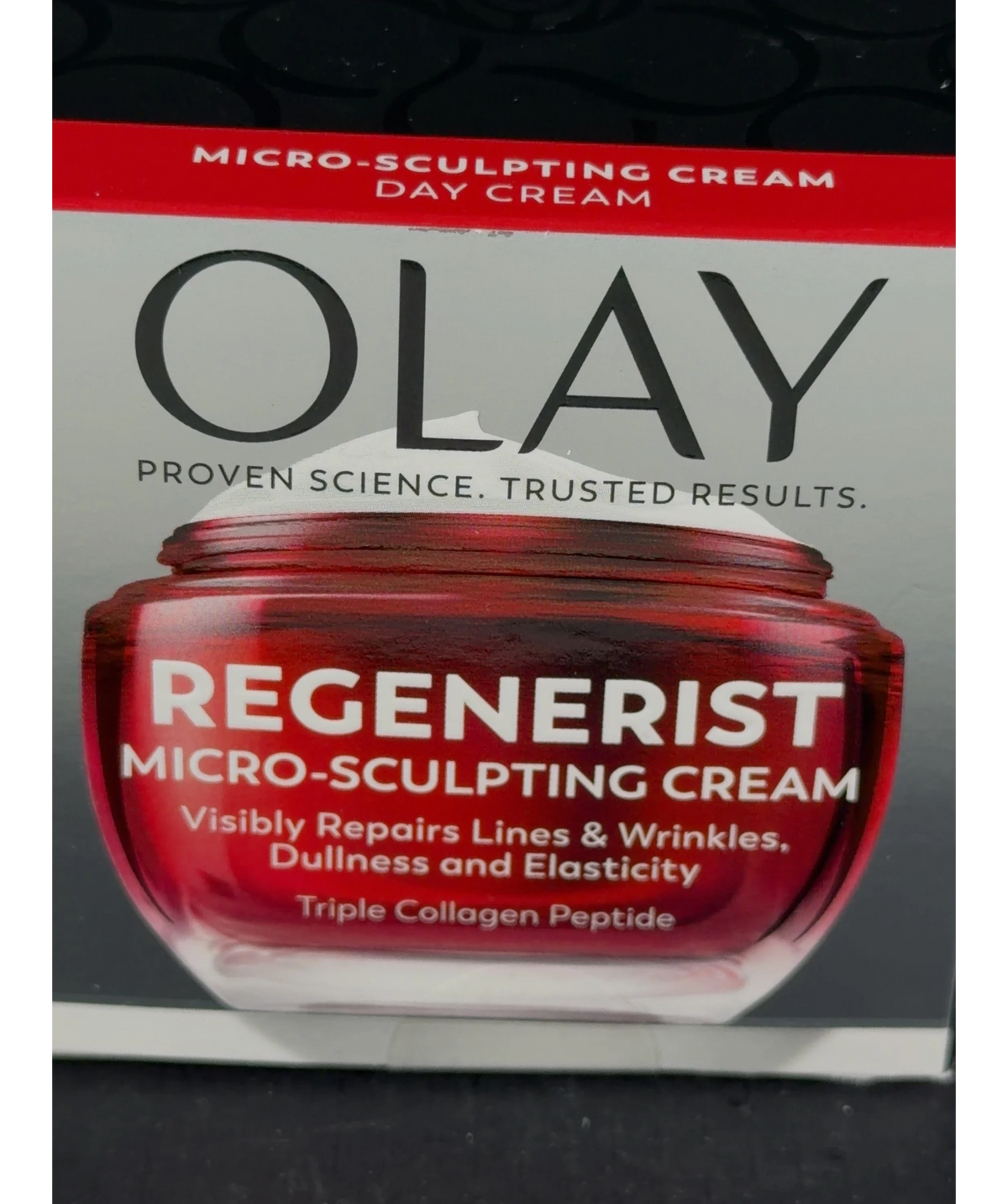 olay Regenerist Micro-Sculpting Day Cream, size 50ml — label