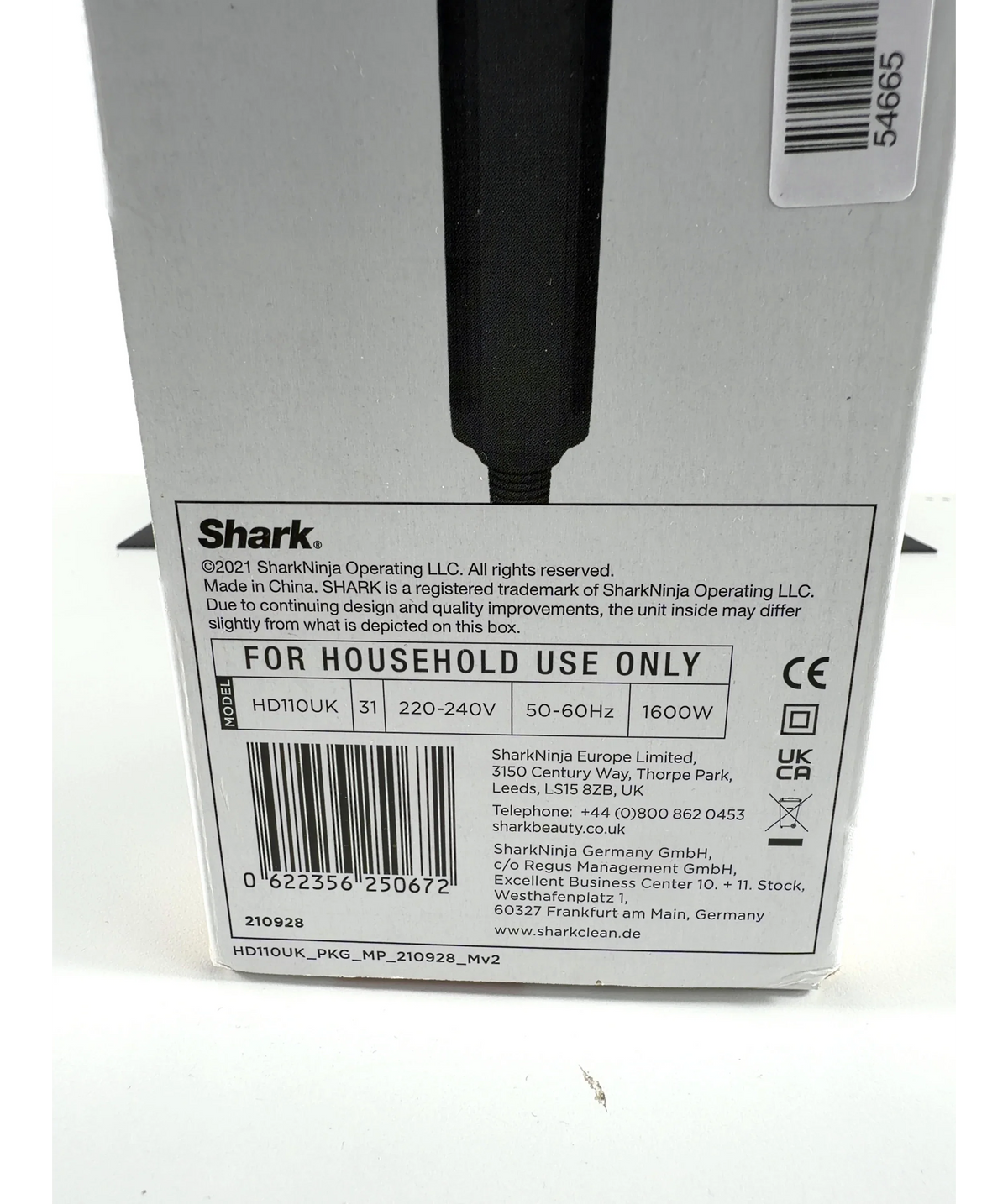 Shark STYLE iQ Hair Dryer & Styler, size 1 — fabric detail