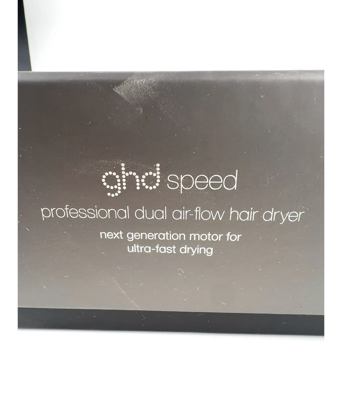 GHD Speed Professional Dual Air-Flow Hair Dryer, size 1 — label