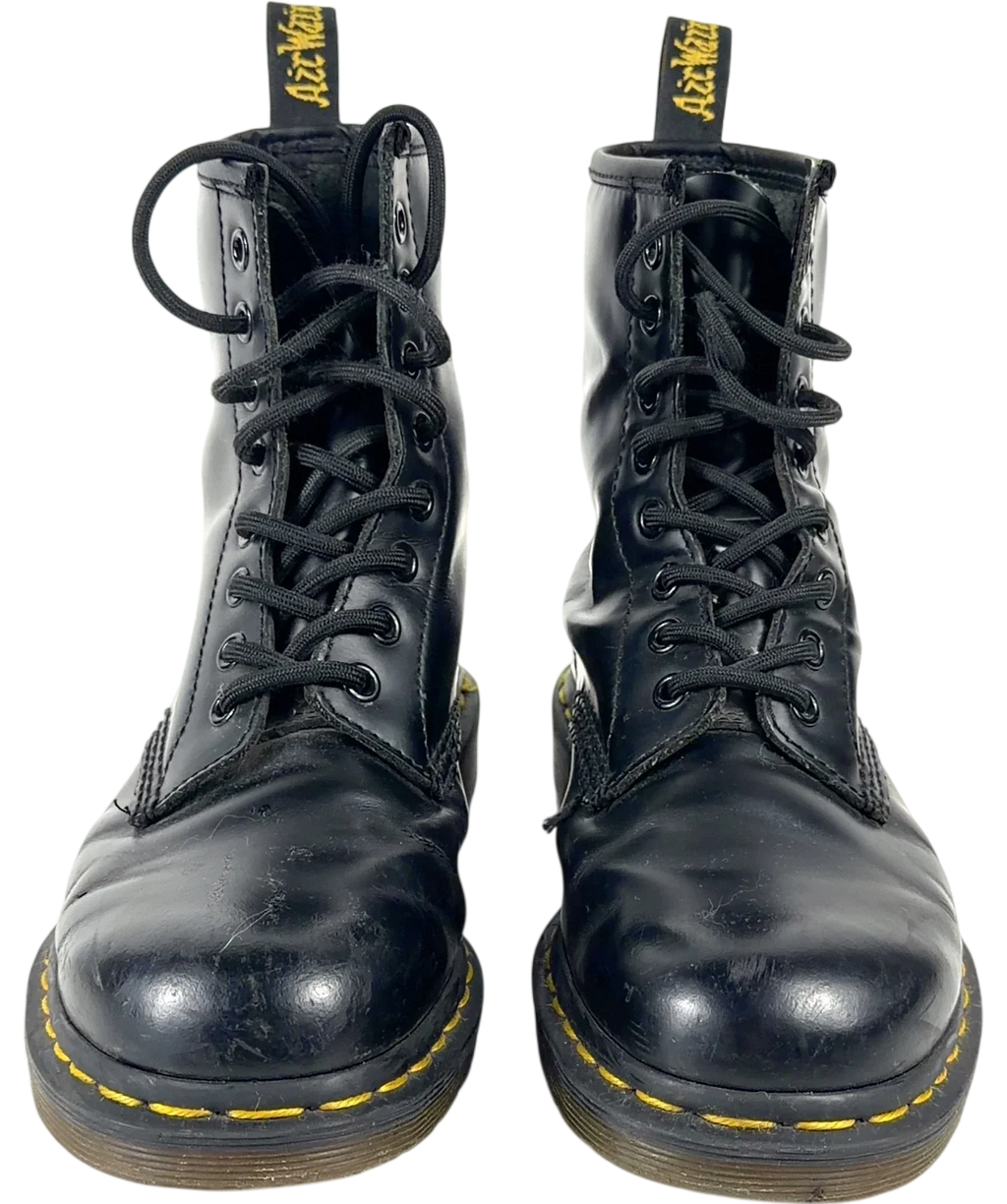 Dr Martens Black 1460 Smooth Leather 8-Eye Boot, size UK 5 EU 38 👠 — detail