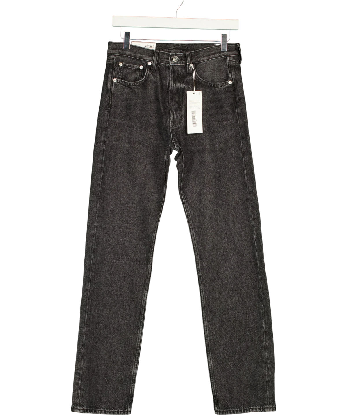 ARKET Grey Straight Leg denim, size W27 — front