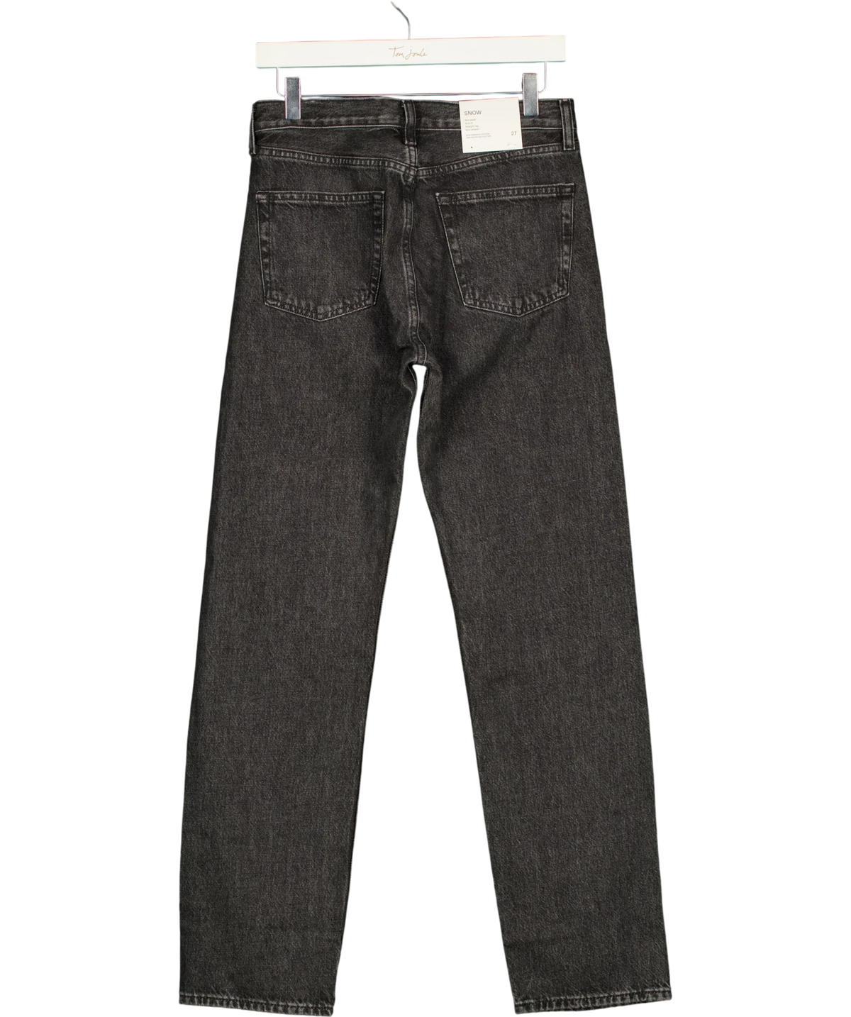 ARKET Grey Straight Leg denim, size W27 — back
