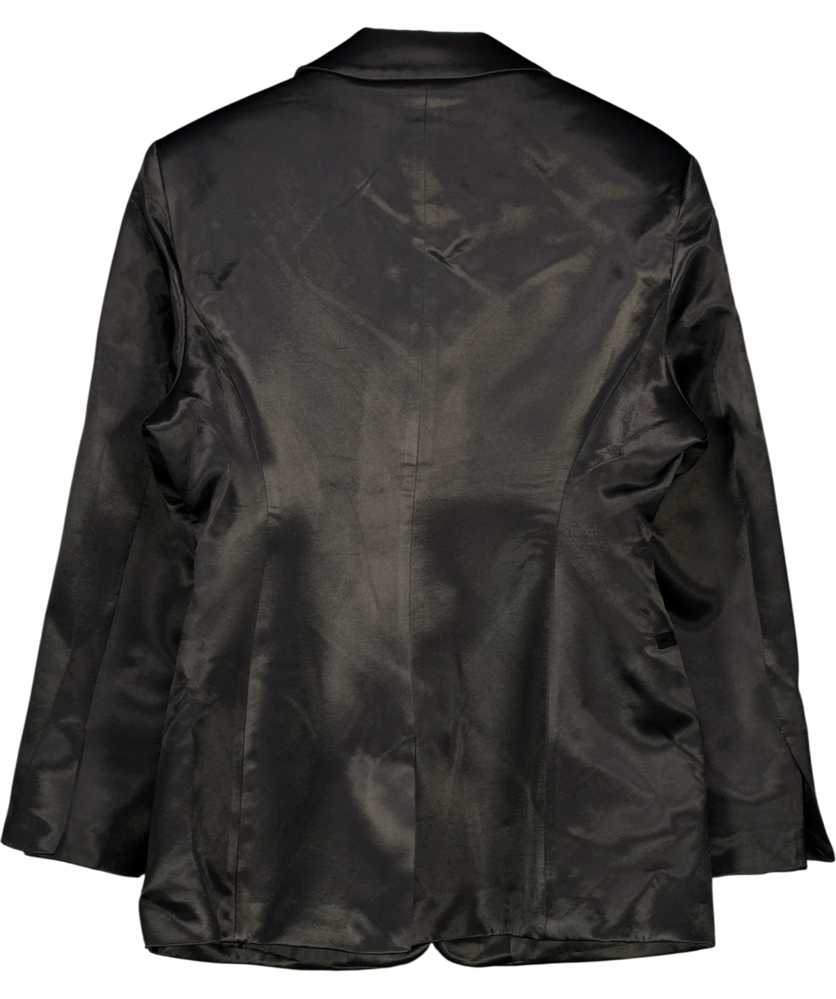 ASOS Black tailored blazer, size UK 8 — back
