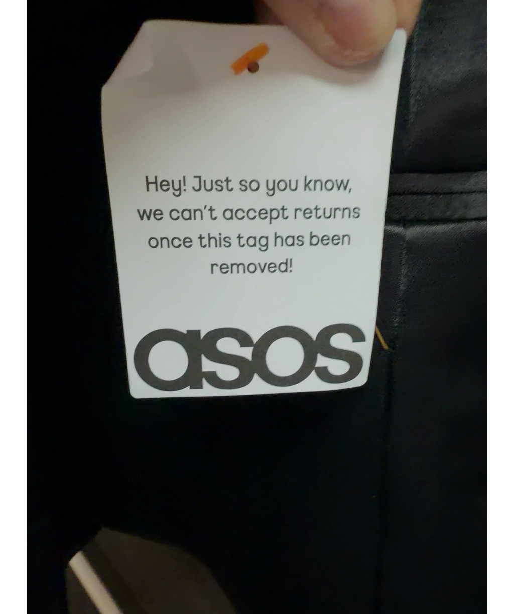 ASOS Black Colour, size UK 10 — detail