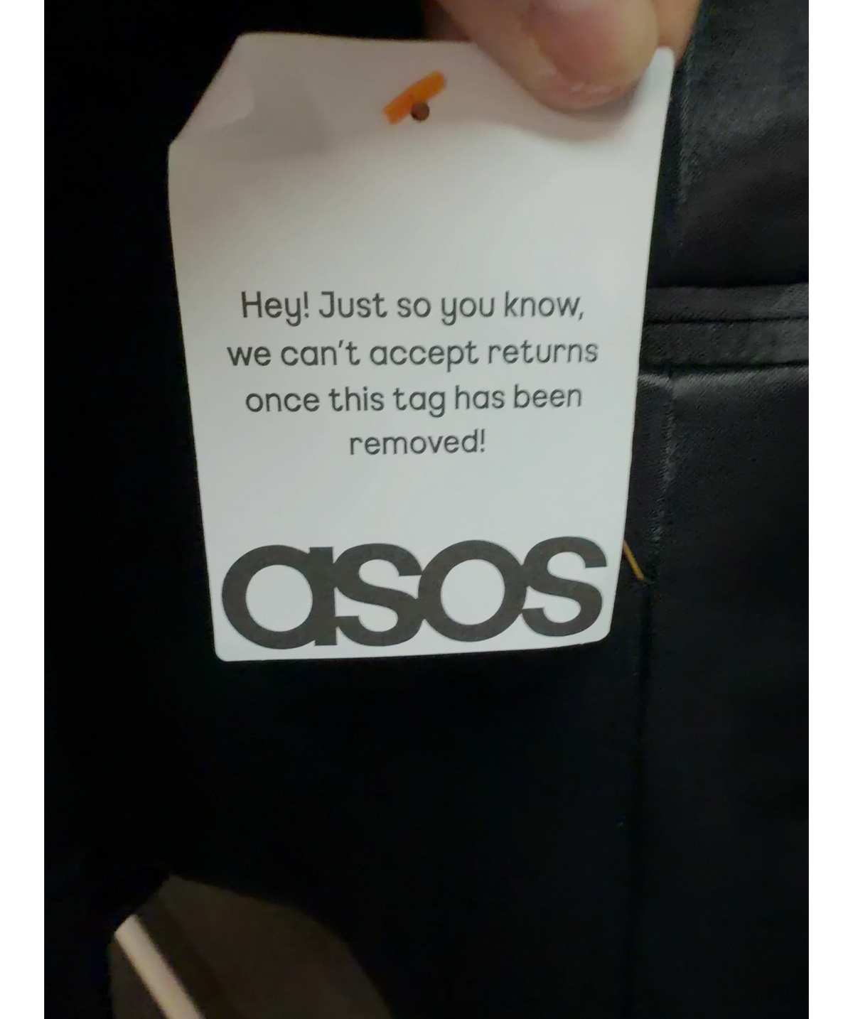 ASOS Black Colour, size UK 10 — detail