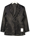 ASOS Black tailored blazer, size UK 16 — front