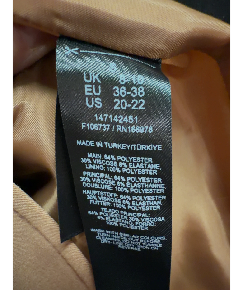 ASOS camel tailored camel blazer, size UK S — label