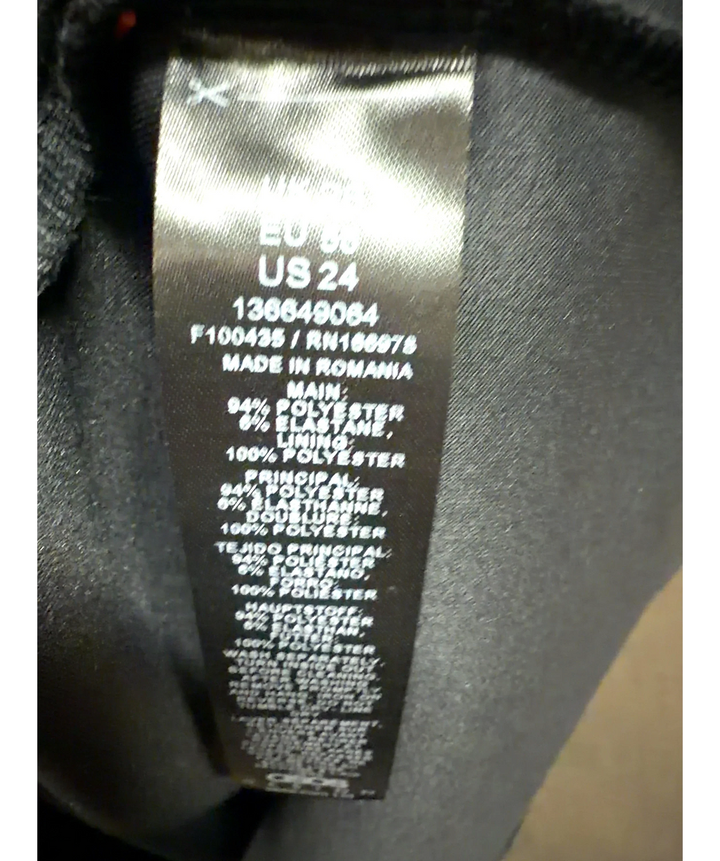 ASOS Black Colour, size UK 20 — label
