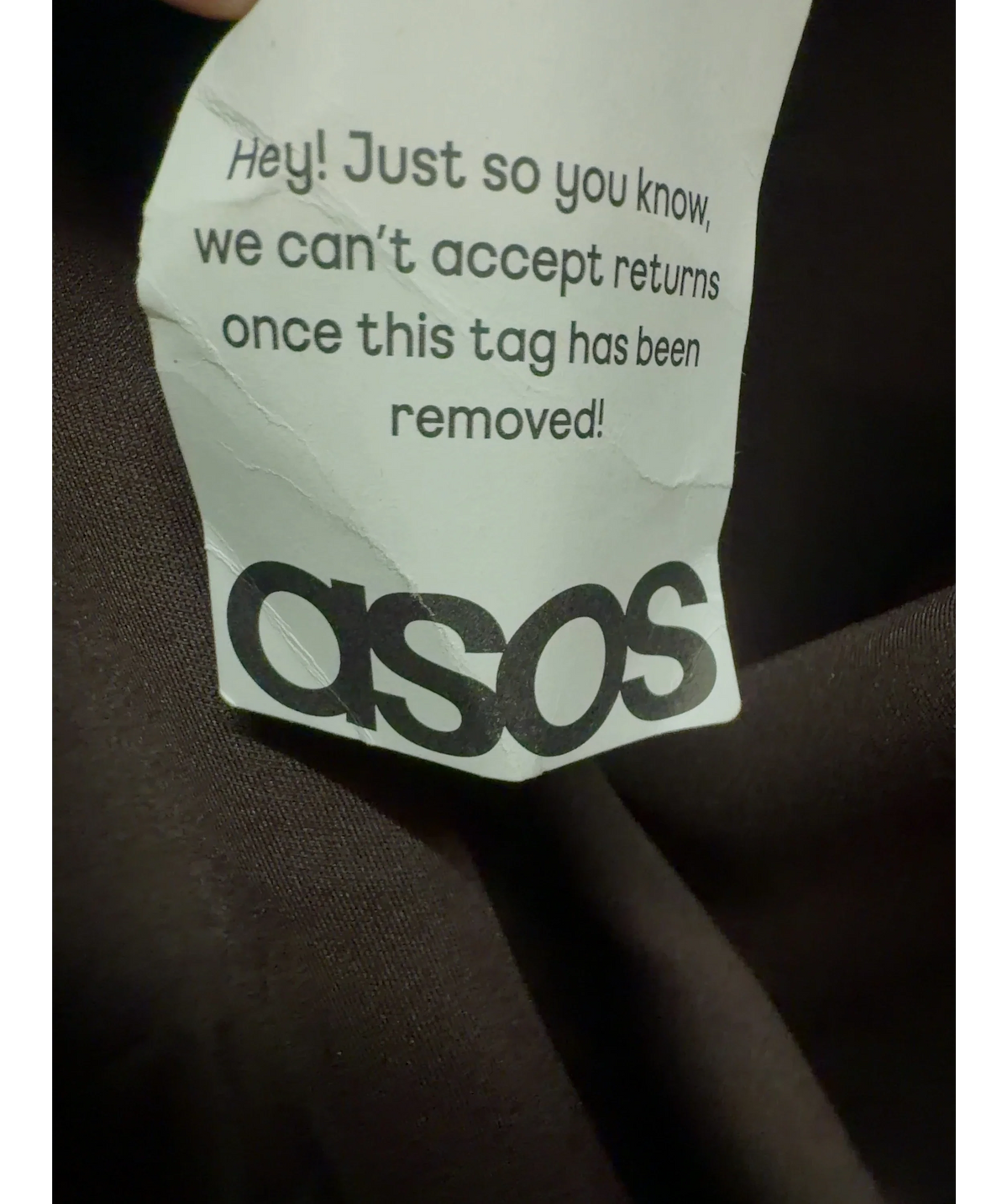 ASOS Brown Colour, size UK 18 — detail