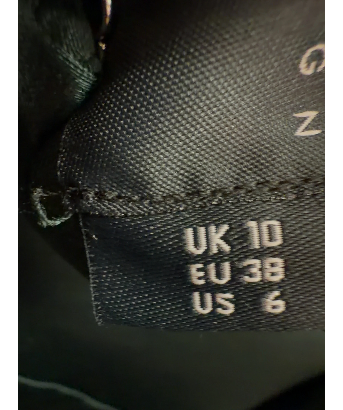 ASOS dark green Colour, size UK 10 — care label