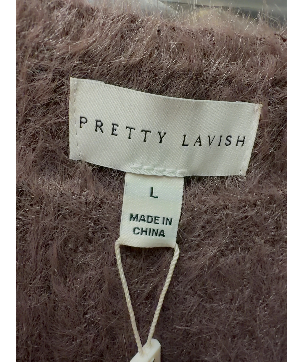PRETTY LAVISH Brown Colour, size UK L — care label