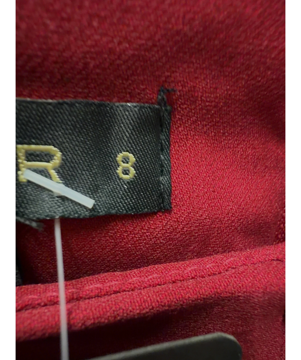 Vesper Red Colour, size UK 8 — care label
