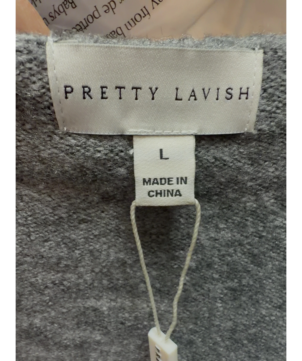 PRETTY LAVISH Grey Colour, size UK L — care label