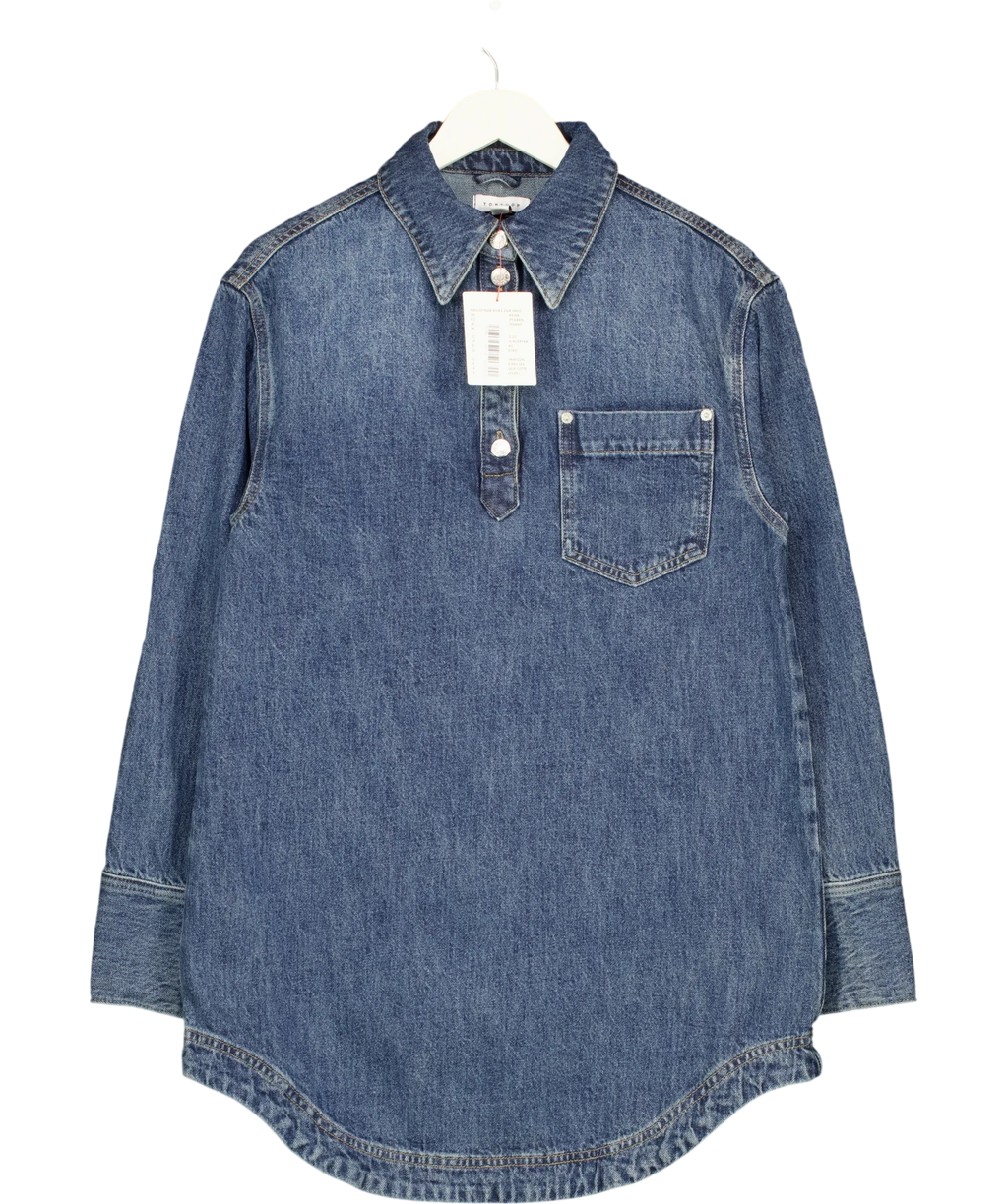 TOPSHOP Blue Colour, size UK 8 — front