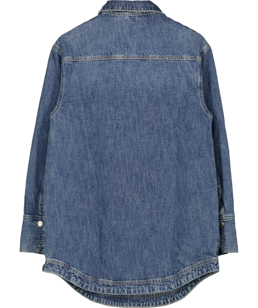 TOPSHOP Blue Colour, size UK 8 — back