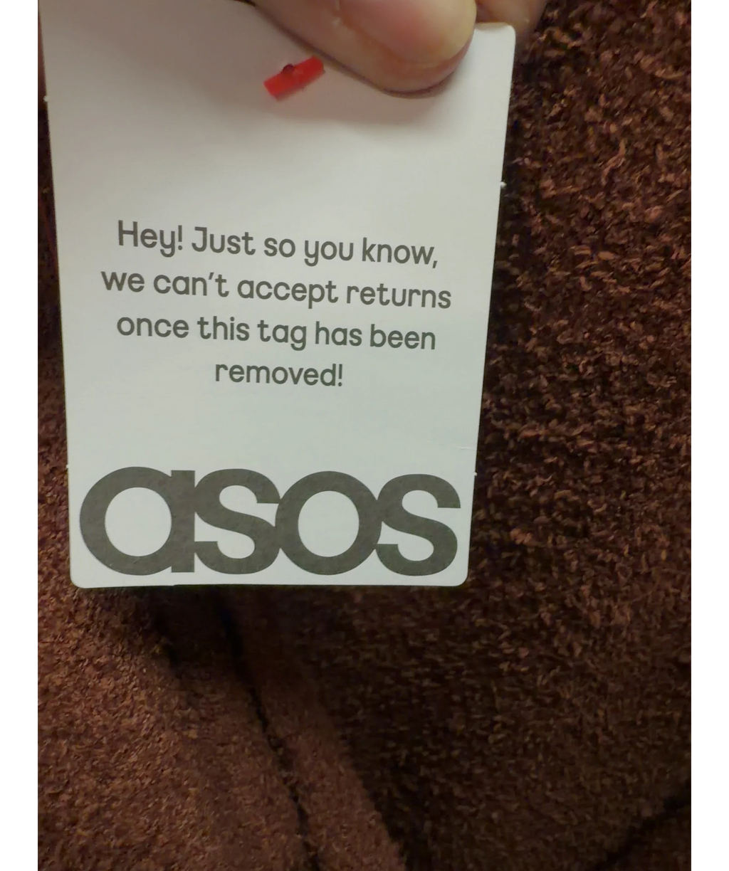 ASOS Brown Colour, size UK 20 — detail
